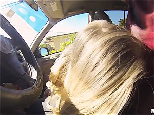 Staci Carr picked up and pounded by a stranger
